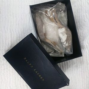 Purple Label Ralph Lauren Arietta Suede Heels